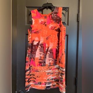 Sleeveless Jessica Howard dress. Beautiful spring colors!